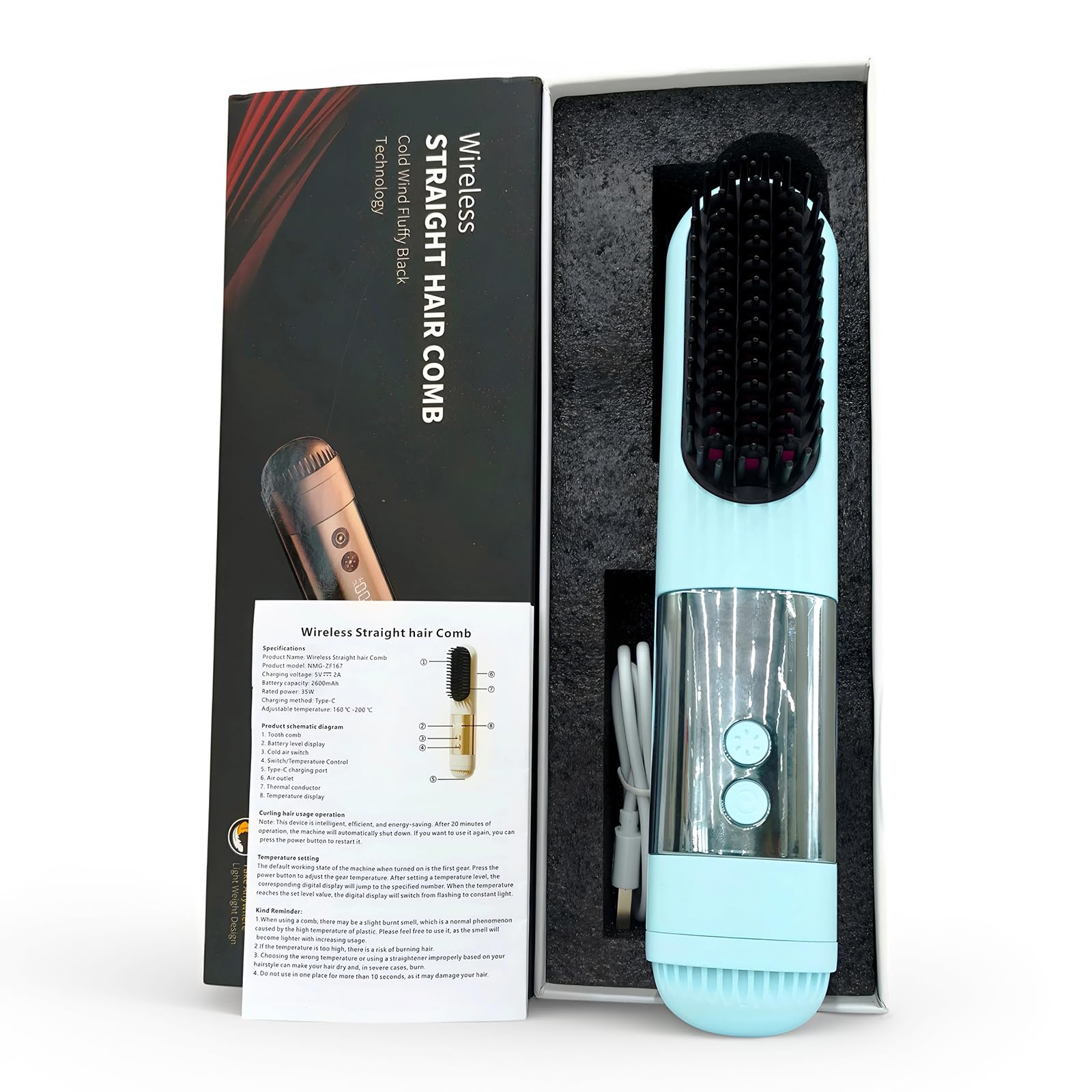 Growalleter Go Brush Pro compact travel-friendly cordless design