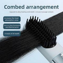 Growalleter Go Brush Pro dual-tooth comb for smooth straightening