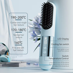 Growalleter Go Brush Pro LED display showing temperature settings for precise control
