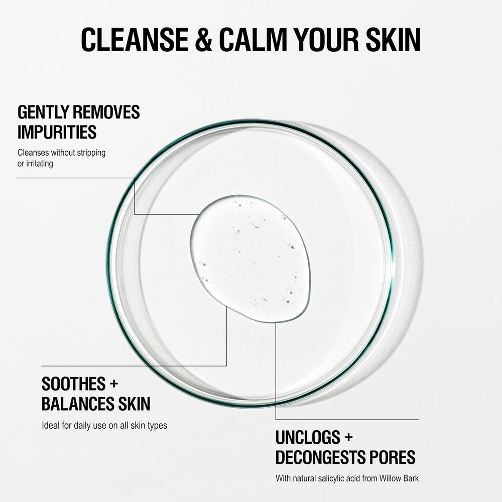 Close-up of gel texture for Grown Alchemist Gentle Gel Facial Cleanser