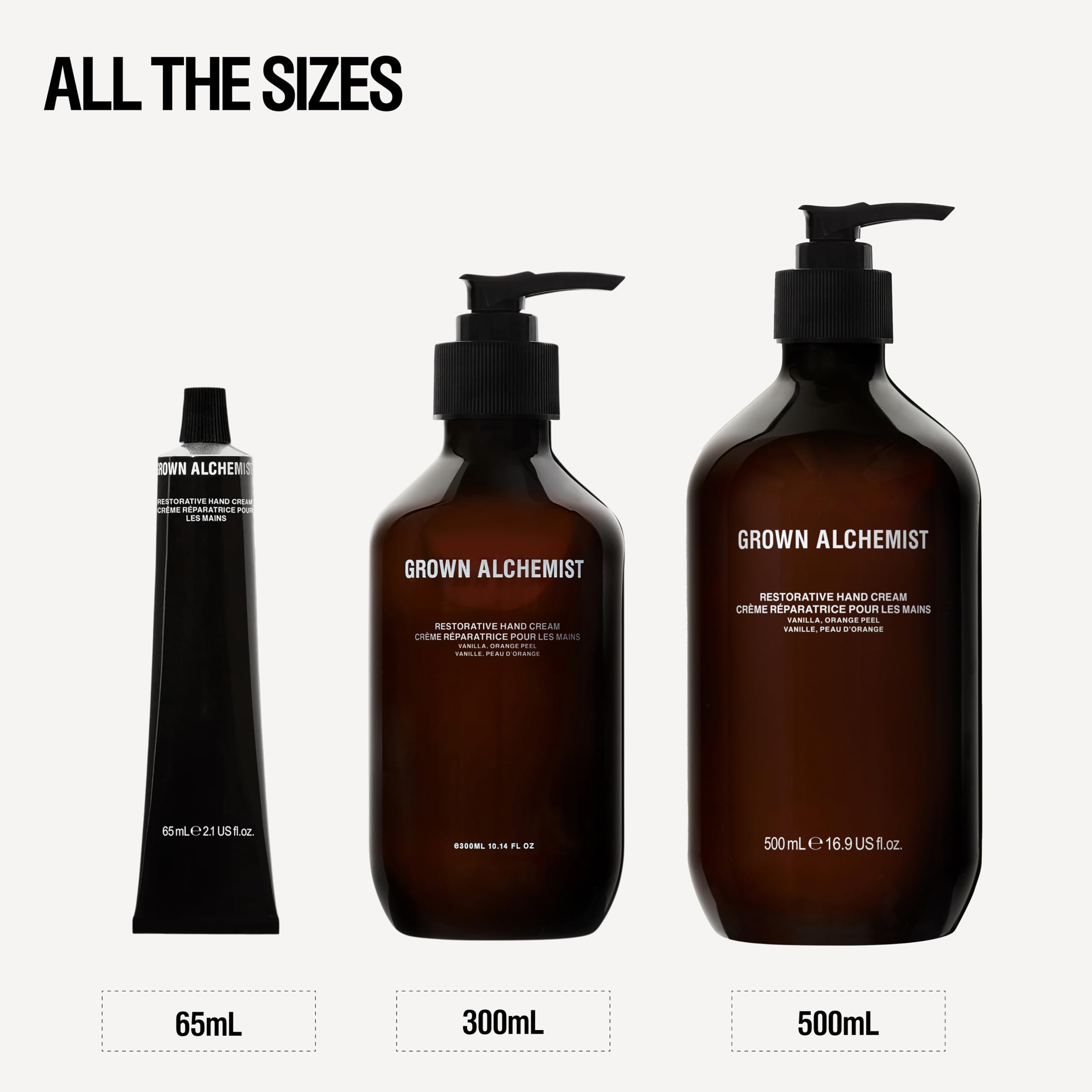 Grown Alchemist hands appear softer and more comfortable.