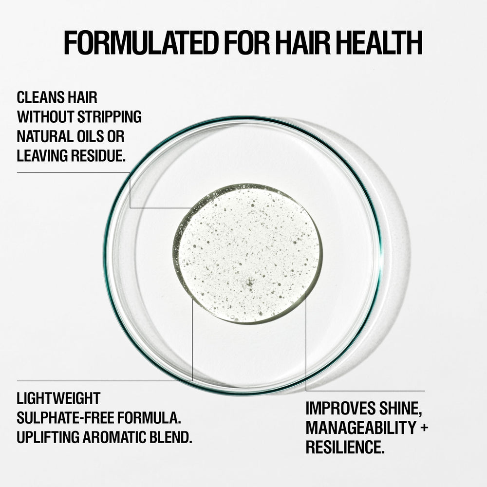 Grown Alchemist Hydra-Restore Conditioner tube showcases deep hydration for softer, smoother strands.