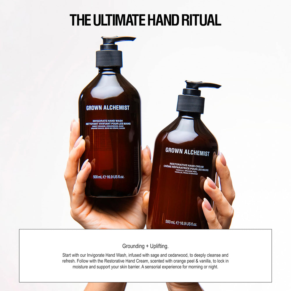 Refillable packaging of Invigorate Hand Wash supports sustainable care