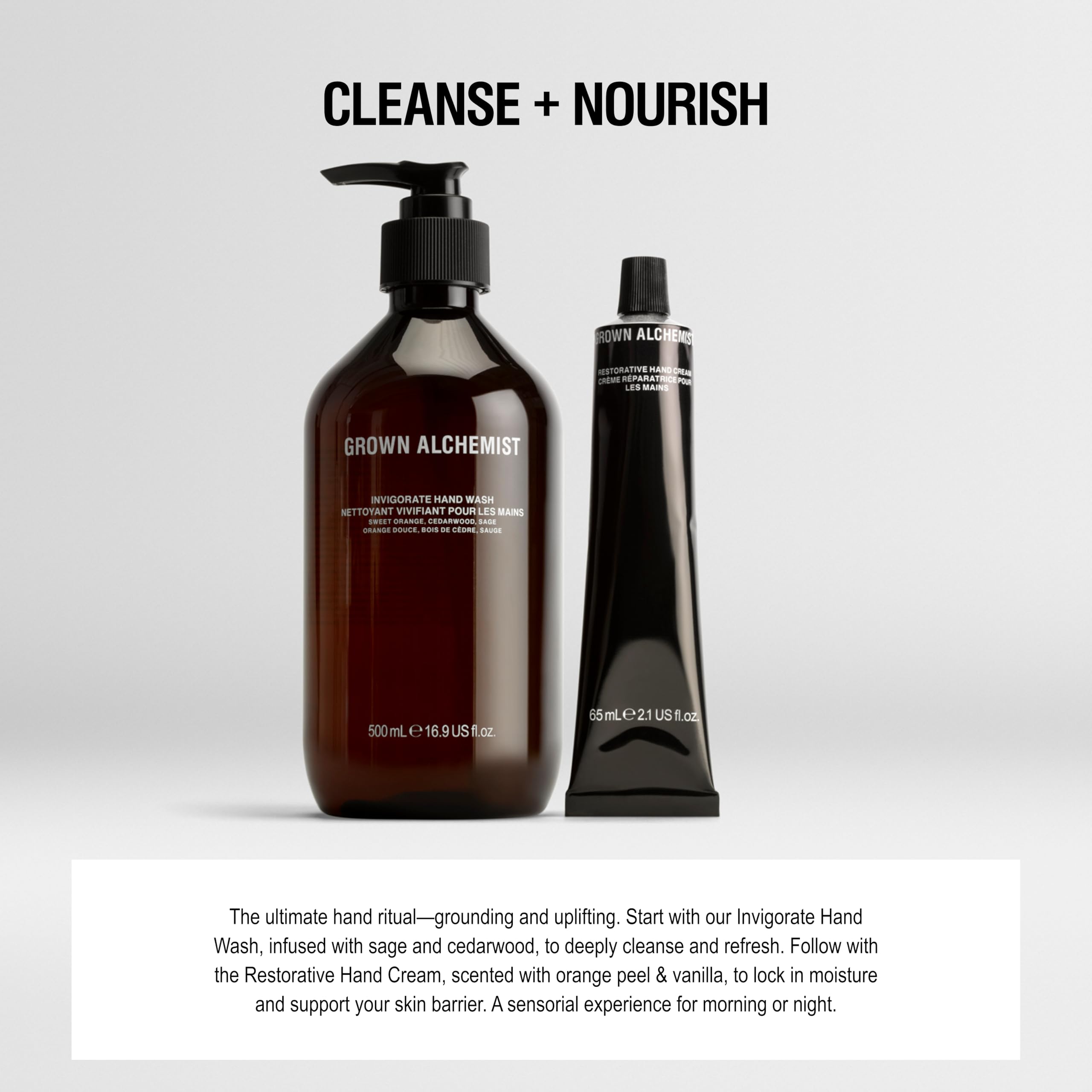 Grown Alchemist vanilla and orange scent offers refreshing aroma.