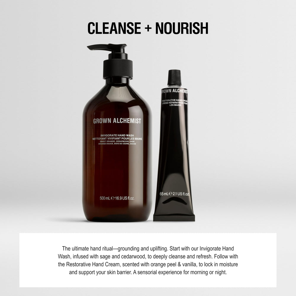 Grown Alchemist vanilla and orange scent offers refreshing aroma.