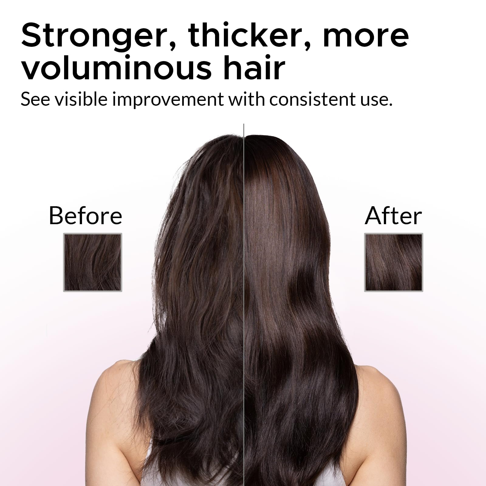 Growth Essence Green Tea and Avocado Oil hydrate scalp and smooth hair.
