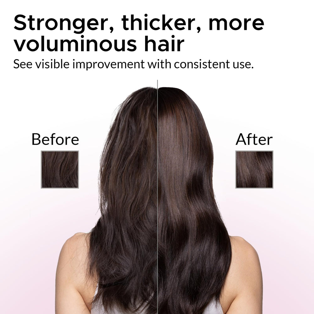Growth Essence Green Tea and Avocado Oil hydrate scalp and smooth hair.