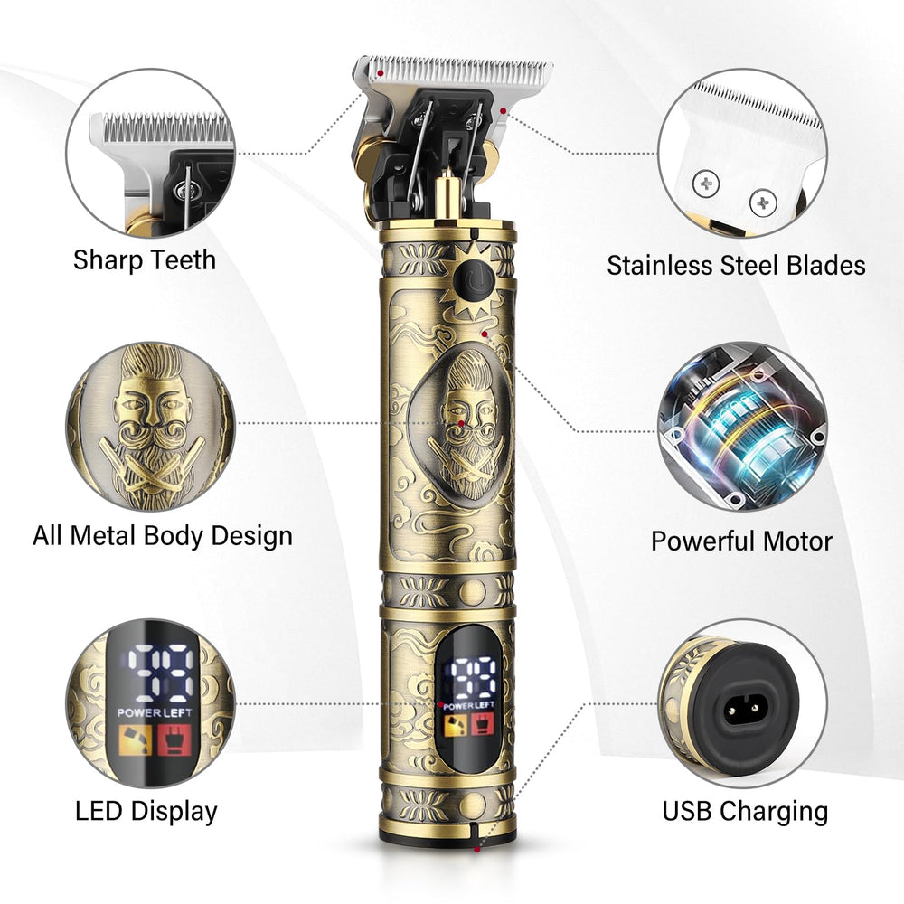 GSKY beard trimming kit with razor for smooth shaping and versatile styling.