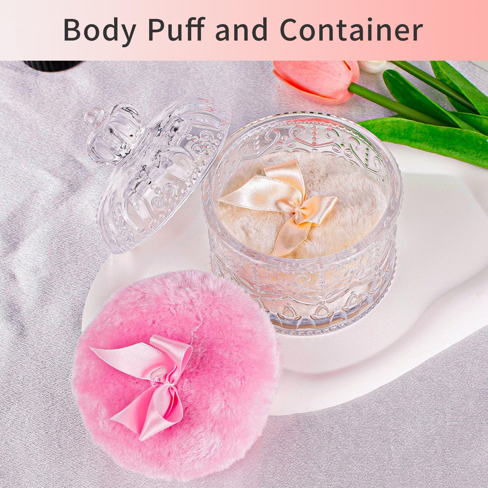 Gsteng dusting powder container open for quick, mess-free access