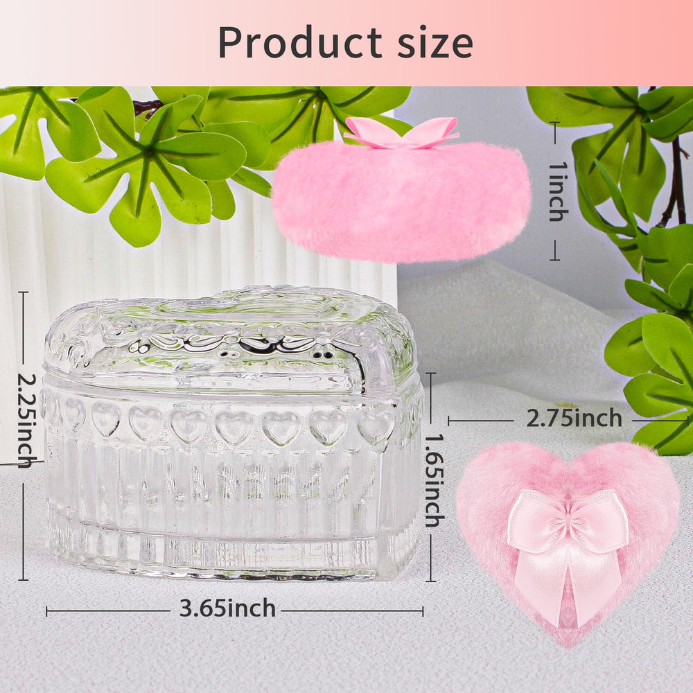 Gsteng large powder puff provides plush skin-friendly application