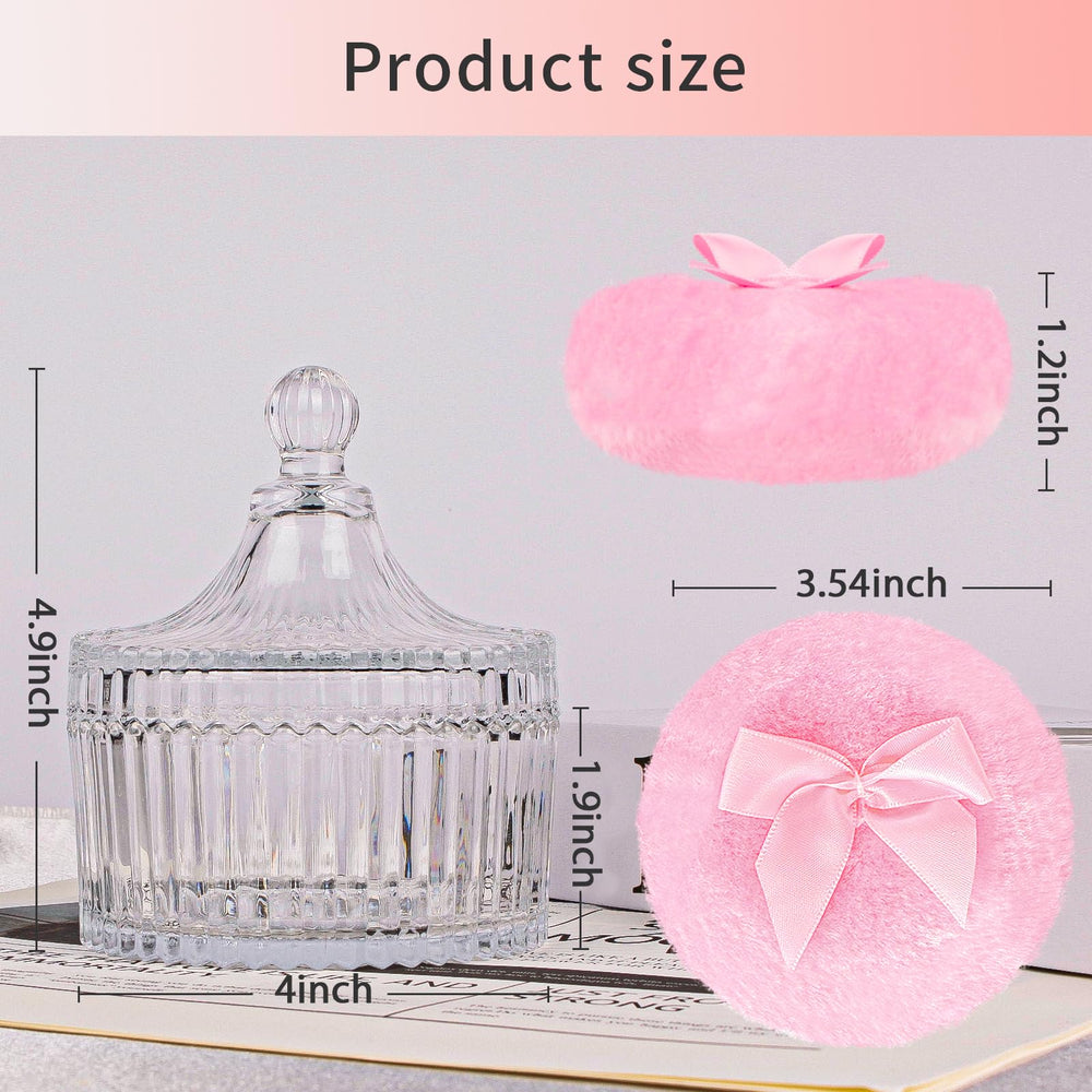 Gsteng velvet puff detail showing skin-friendly touch and soft texture.