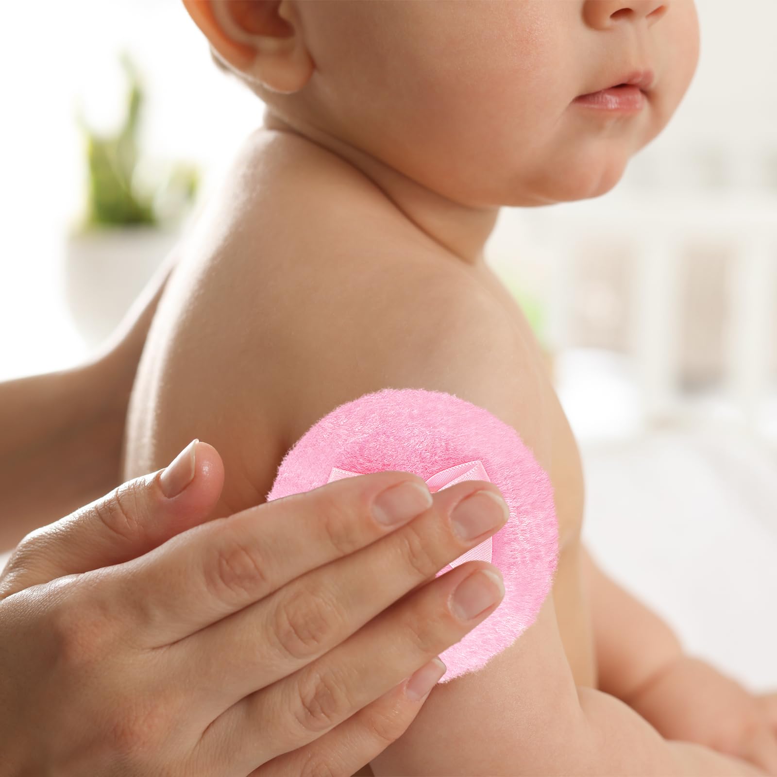 Gsteng washable multi-use puff set for face or body makeup