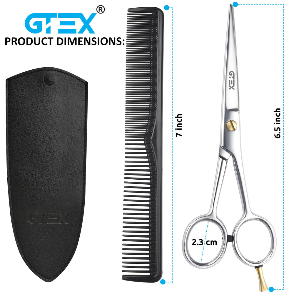 GTEX premium haircut shears suit professionals and home stylists alike