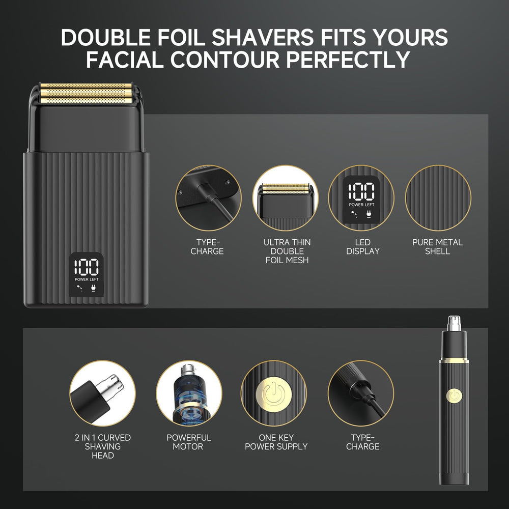 GTS PRO beard trimmer precision for sharp lines and detailing