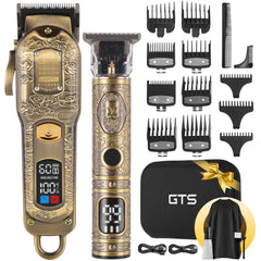 GTS PRO GTSPRO professional clippers with LCD display for cordless grooming
