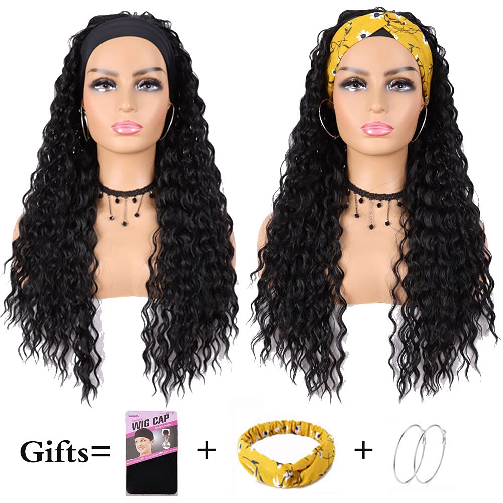 G&T Wig headband wig arrives with cap headband and earrings
