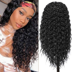 G&T Wig headband wig lets you style into ponytail or bun