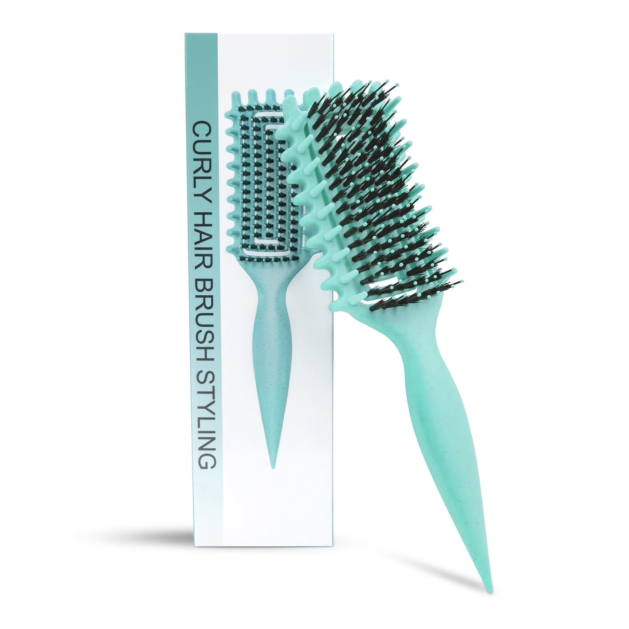 GTWRMXT curly hair brush defining: detangling and curl shaping