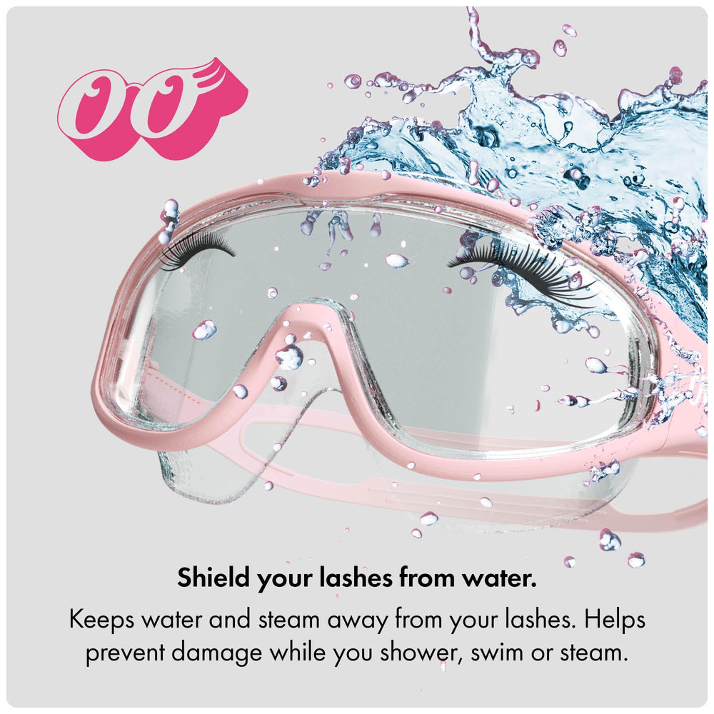 Guardaroos reusable lash goggles are easy to clean after use.