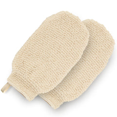 Guante de ducha GUARD&MARINE con cáñamo natural para exfoliar suavemente la piel.