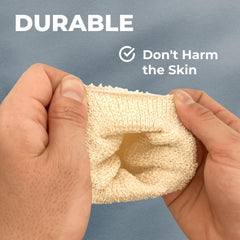 Ritual de exfoliación suave para masaje diario con cáñamo natural.