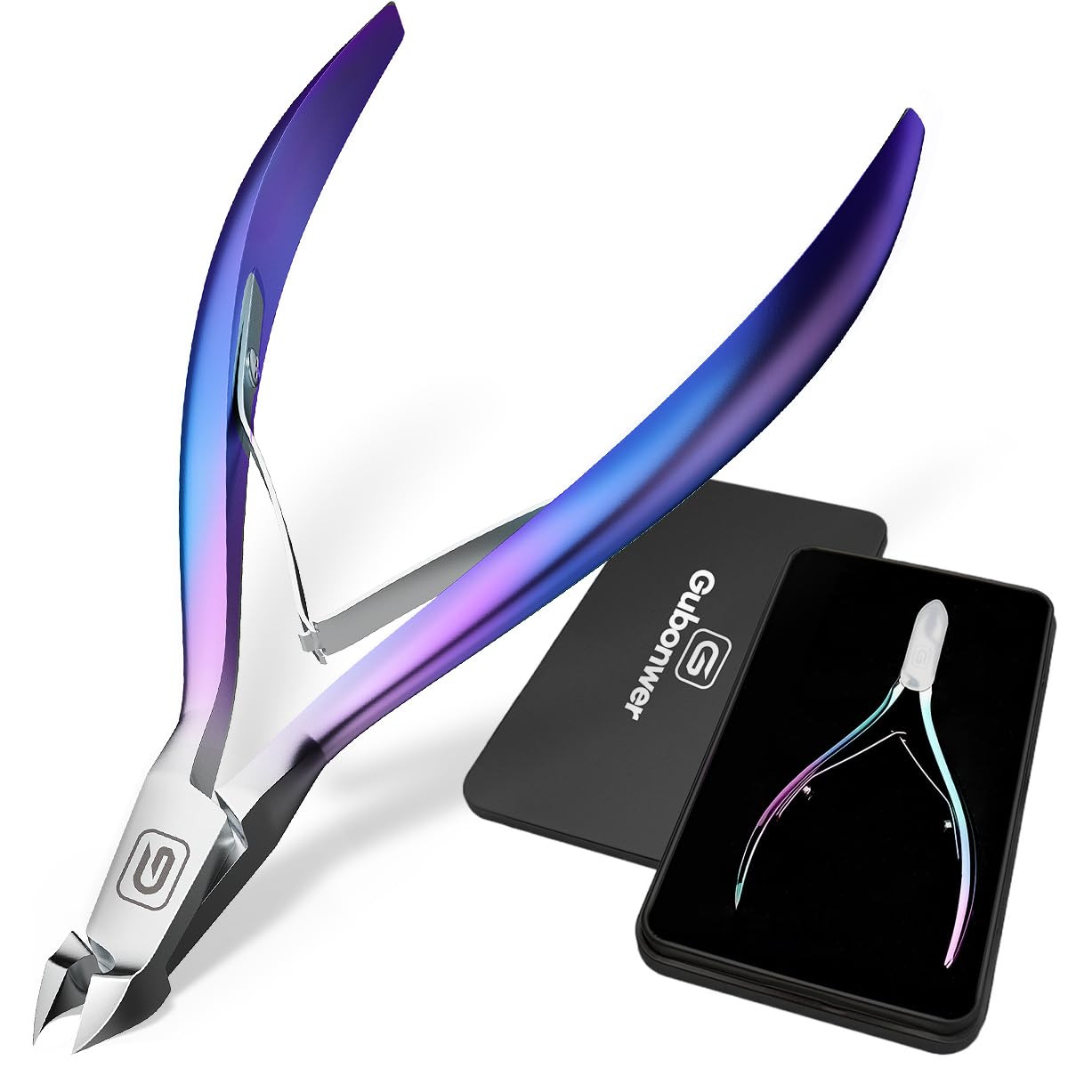 Gubonwer Cuticle Trimmer 3-4 Jaw closeup showing precision blade for clean cuts.
