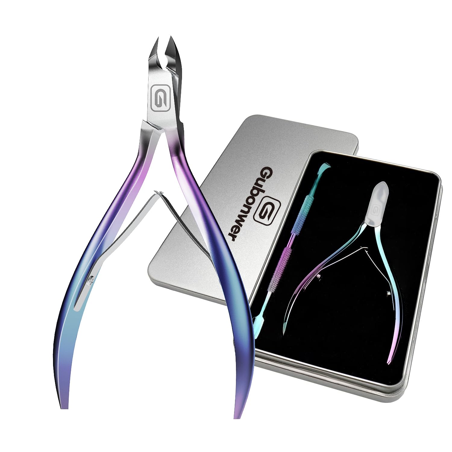 Gubonwer cuticle trimmer close-up blade for precise snipping