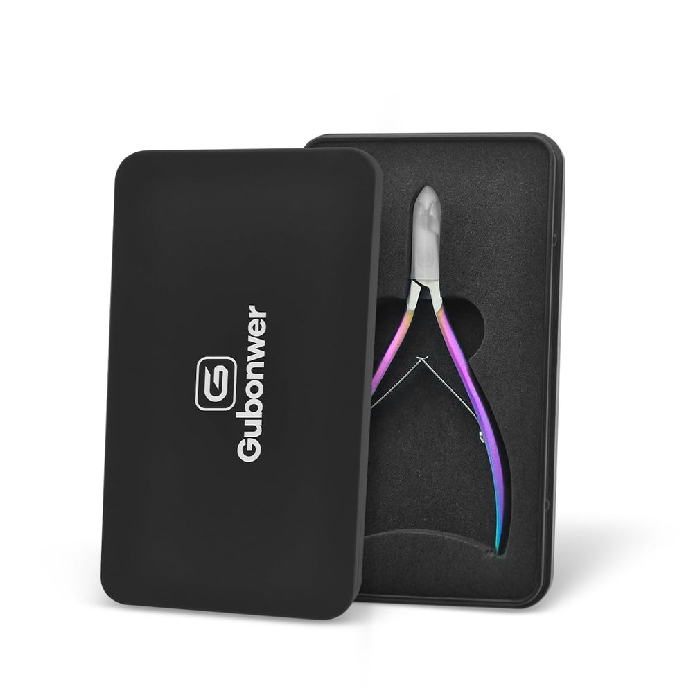 Gubonwer Cuticle Trimmer Smooth Operation closeup depicting effortless snipping.