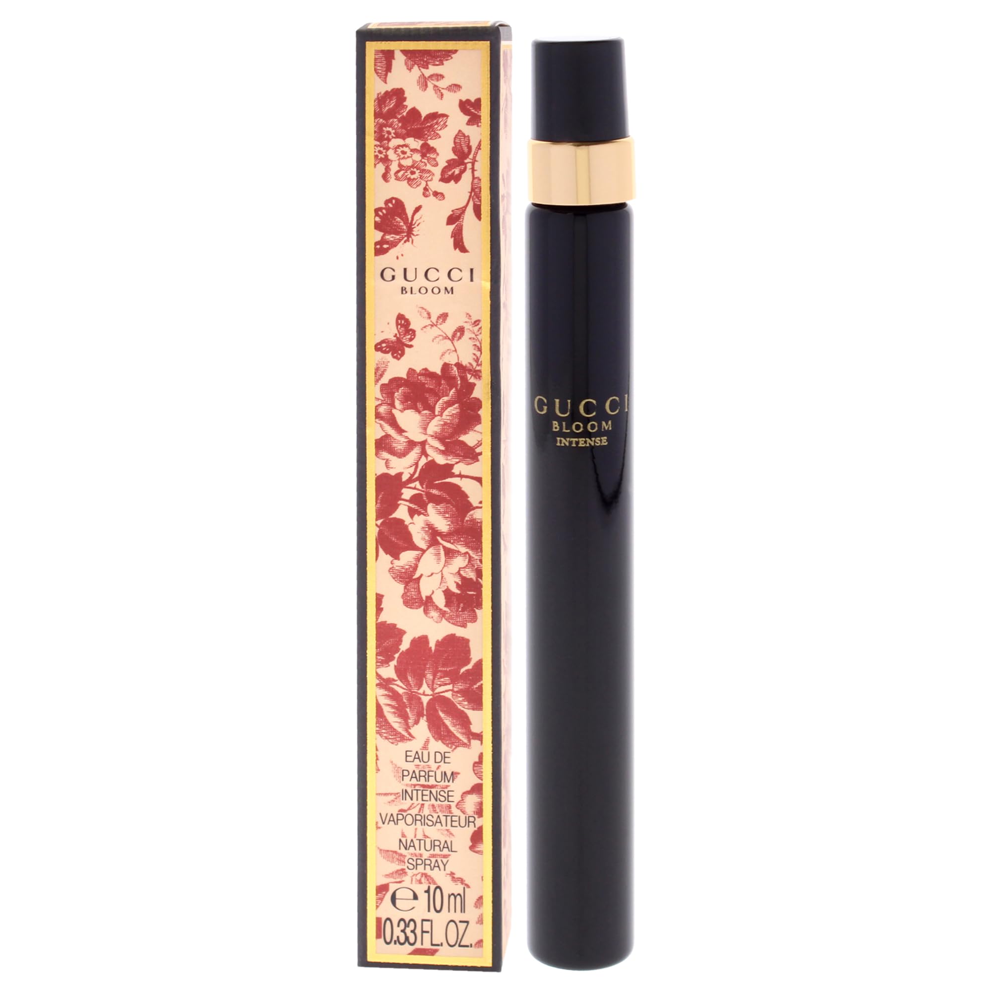 Gucci Bloom Intense travel packaging demonstrates convenient sampling on trips