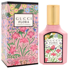Gucci Flora Gorgeous Gardenia cap detail highlights premium craftsmanship