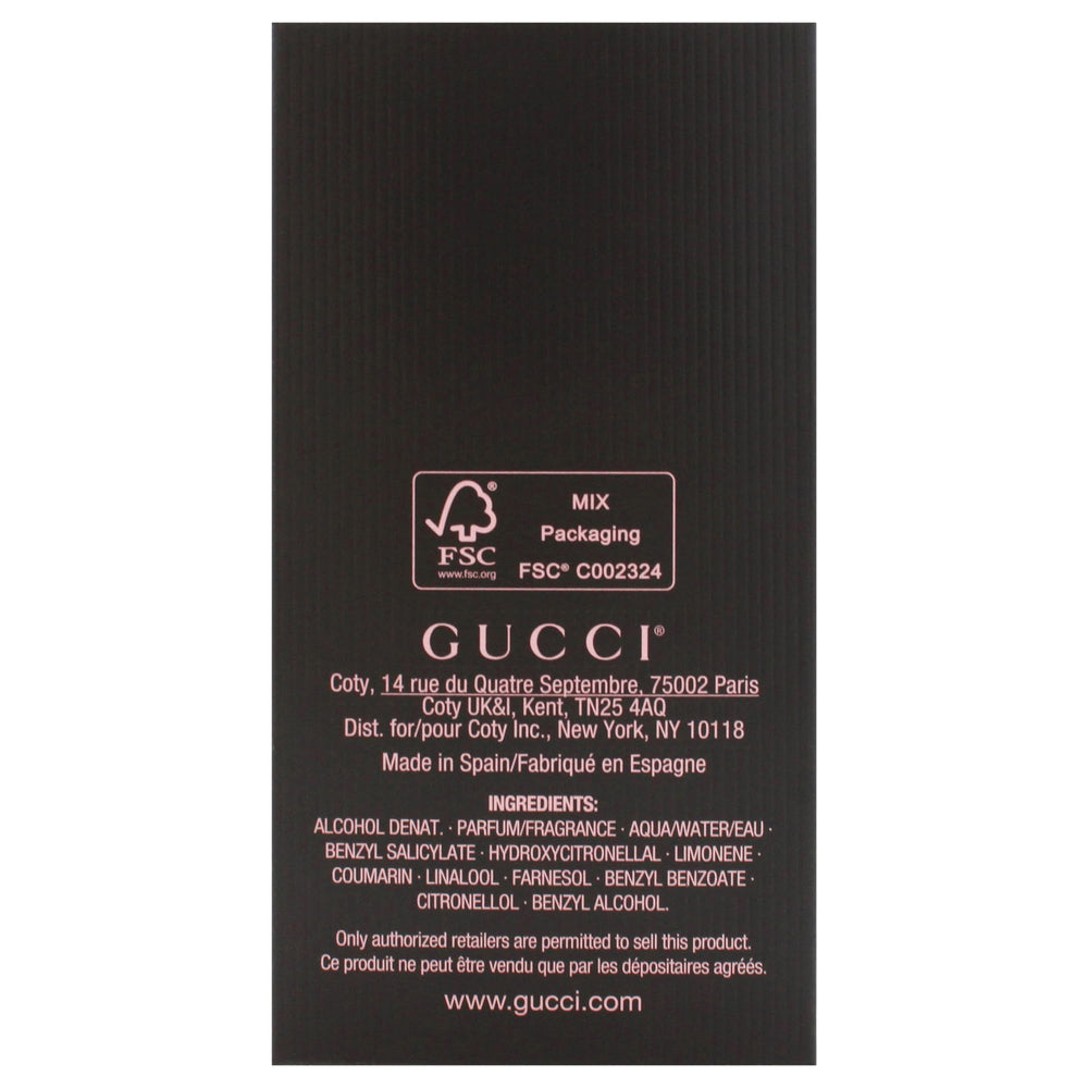 Gucci Flora Gorgeous Gardenia engraved-cap detail signals luxury craftsmanship