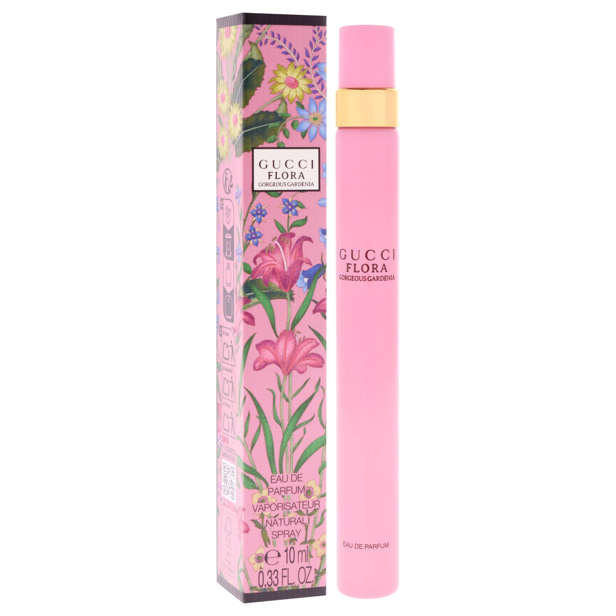 Gucci Flora Gorgeous Gardenia pear blossom note highlighted in bright moment
