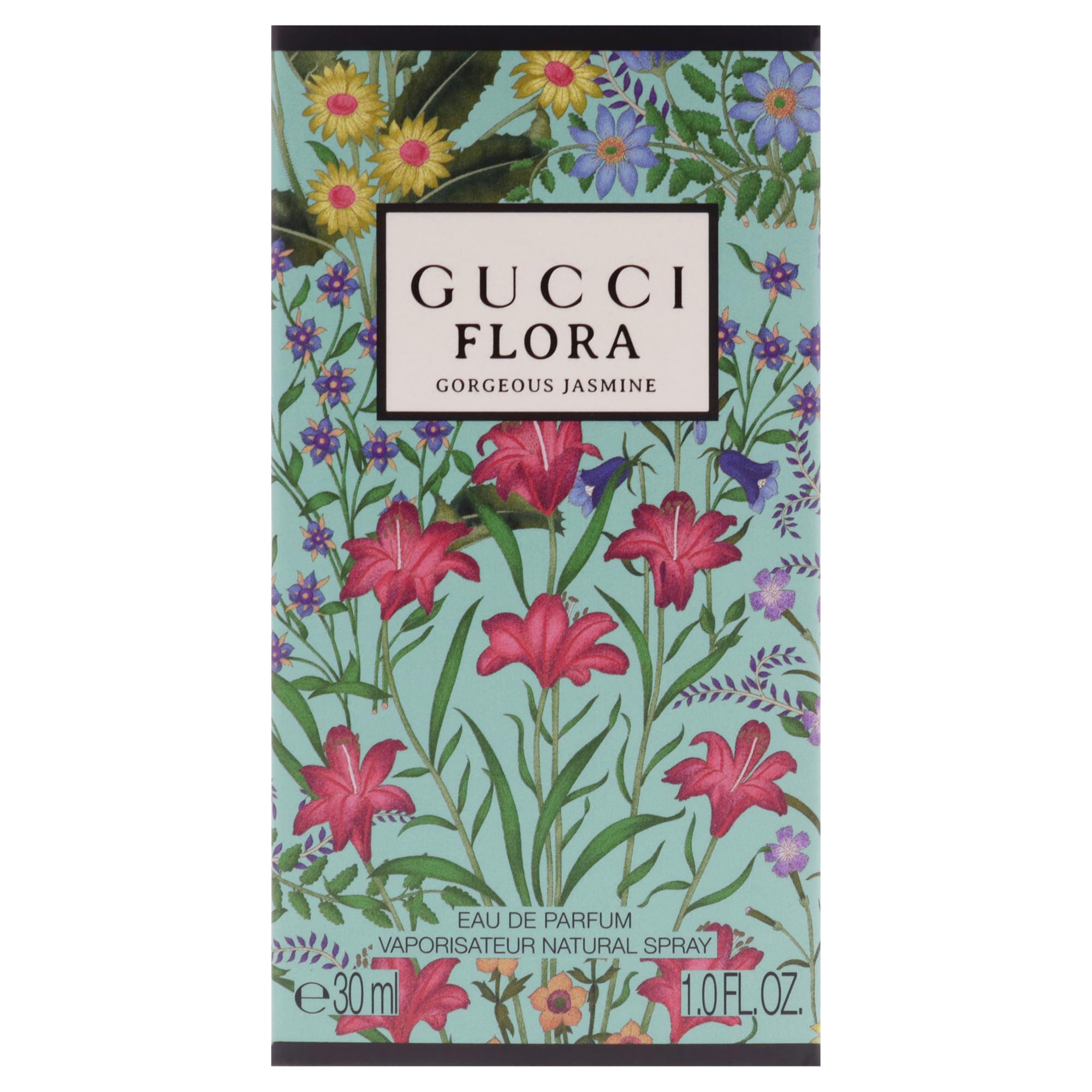 Jasmine motif close-up reflecting the fragrance's signature floral profile.