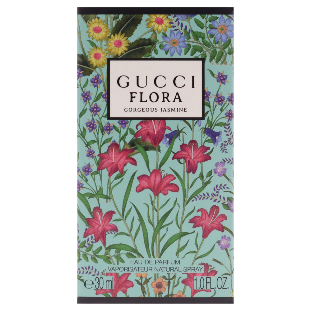 Jasmine motif close-up reflecting the fragrance's signature floral profile.