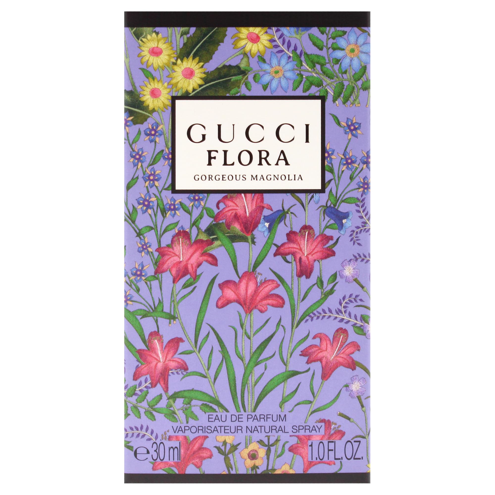Gucci Flora Gorgeous Magnolia 1oz bottle is ideal for on-the-go wear