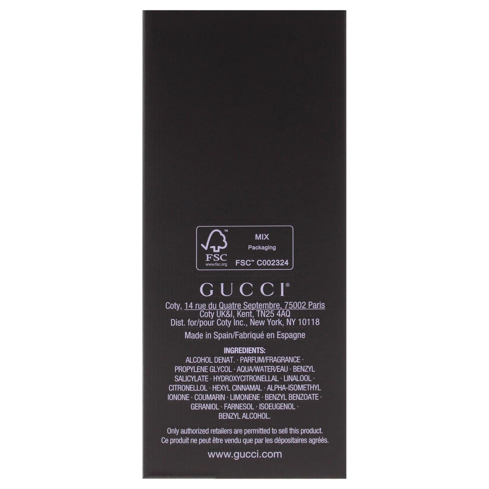 Gucci Flora Gorgeous Magnolia perfume atomizer illustrates refined application.