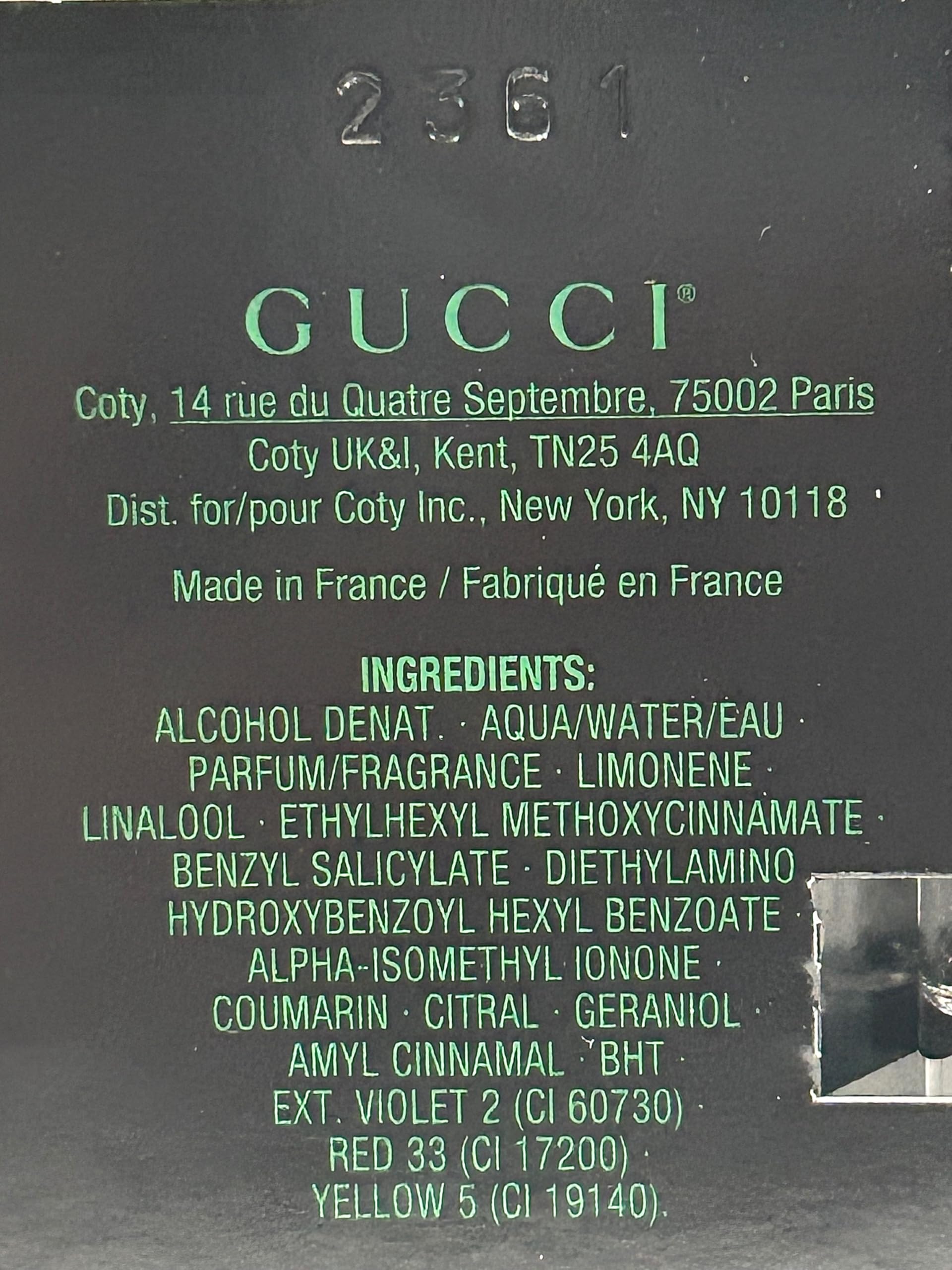 Gucci Guilty Black travel size fragrance set of 3 for testing and gifting.