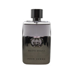 Gucci Guilty spray bottle, easy application for day-to-night confidence.