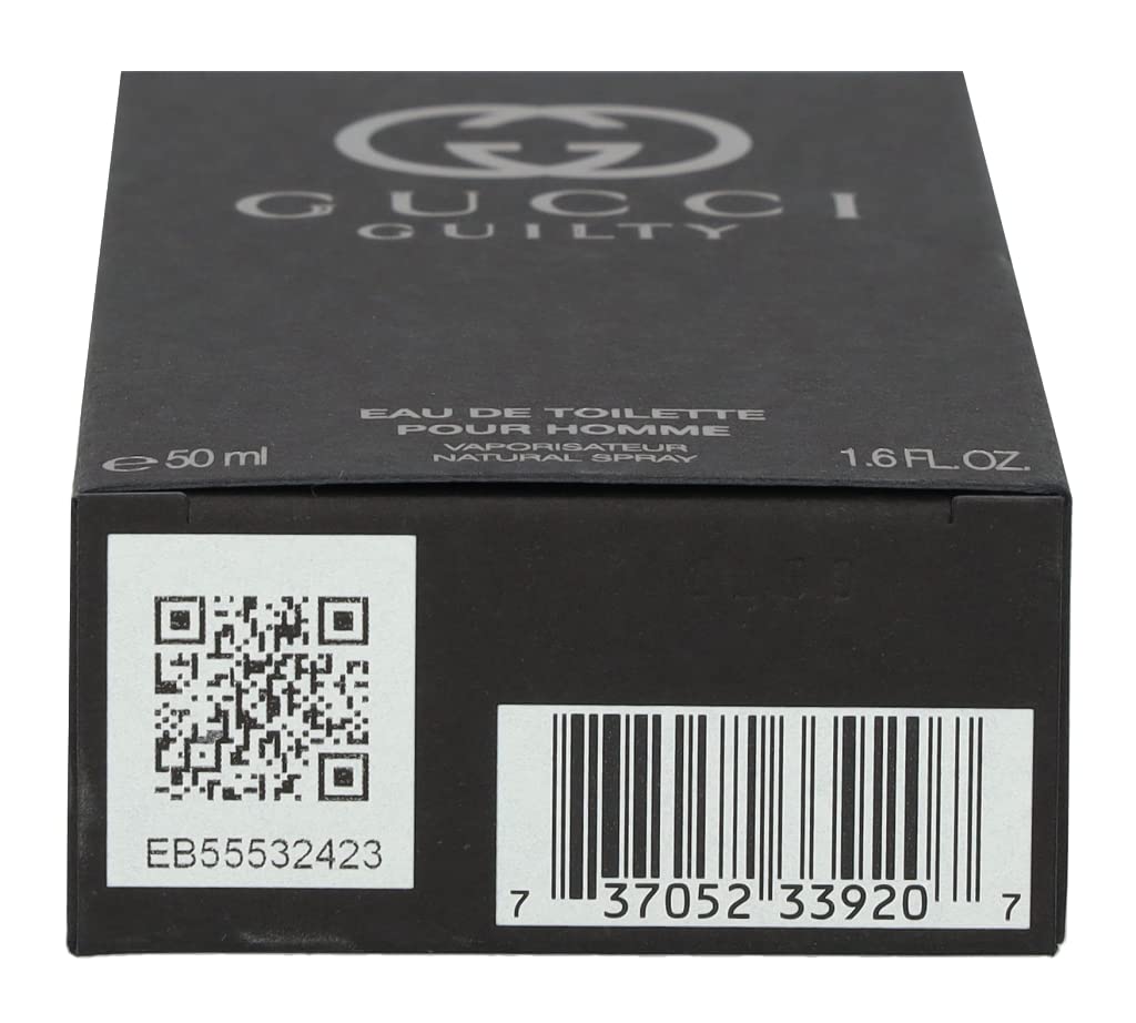 Gucci Guilty Men label highlights lavender and citrus notes for versatile wear