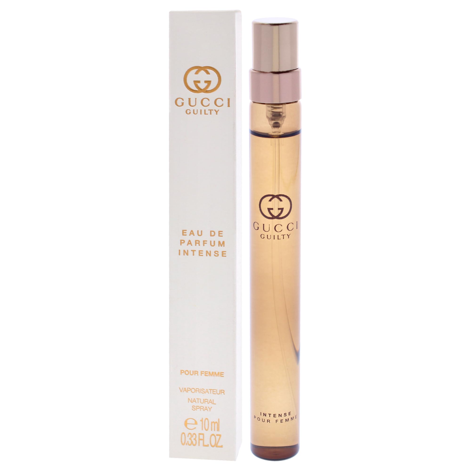Gucci Guilty Pour Femme Intense packaging showcasing premium unboxing