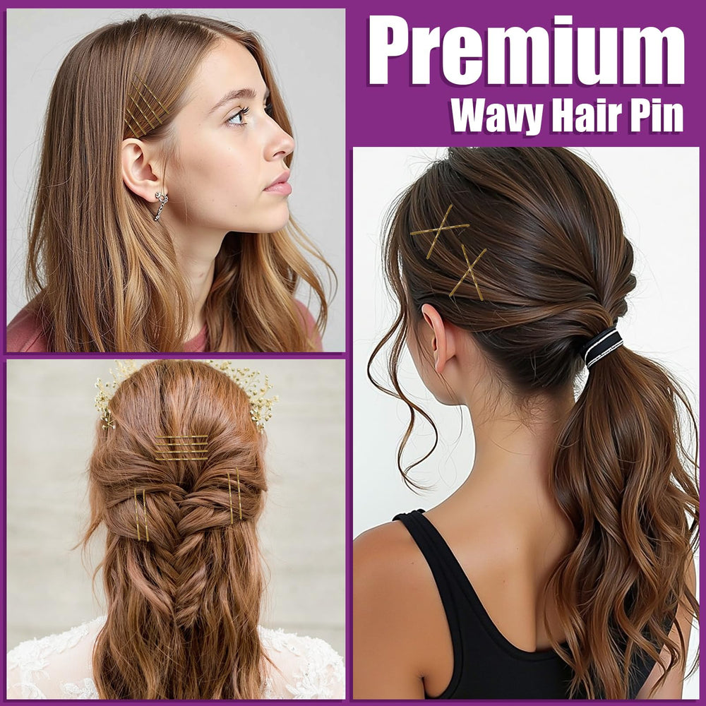 Pinzas rubias de 2,36 pulgadas para trenzas y recogidos.