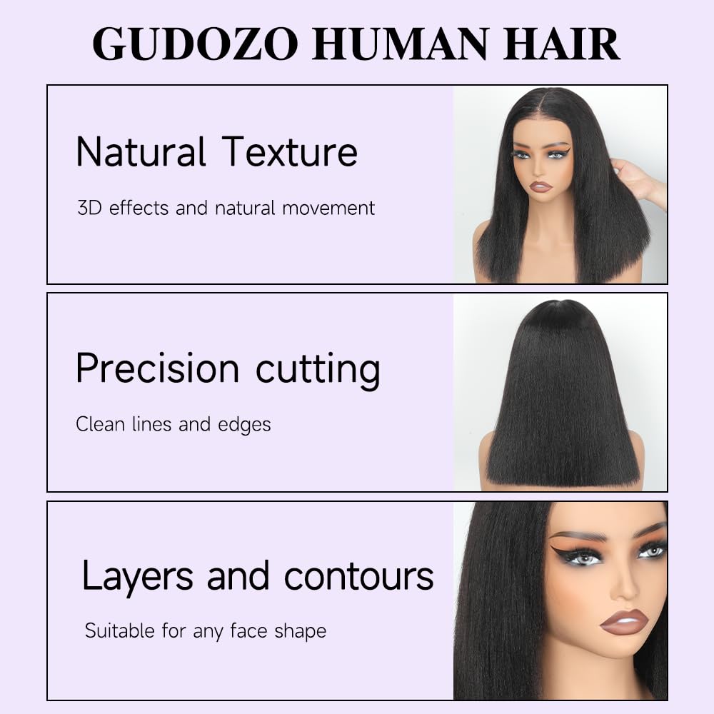 GUDOZO 9x6 HD lace detail blends seamlessly with skin