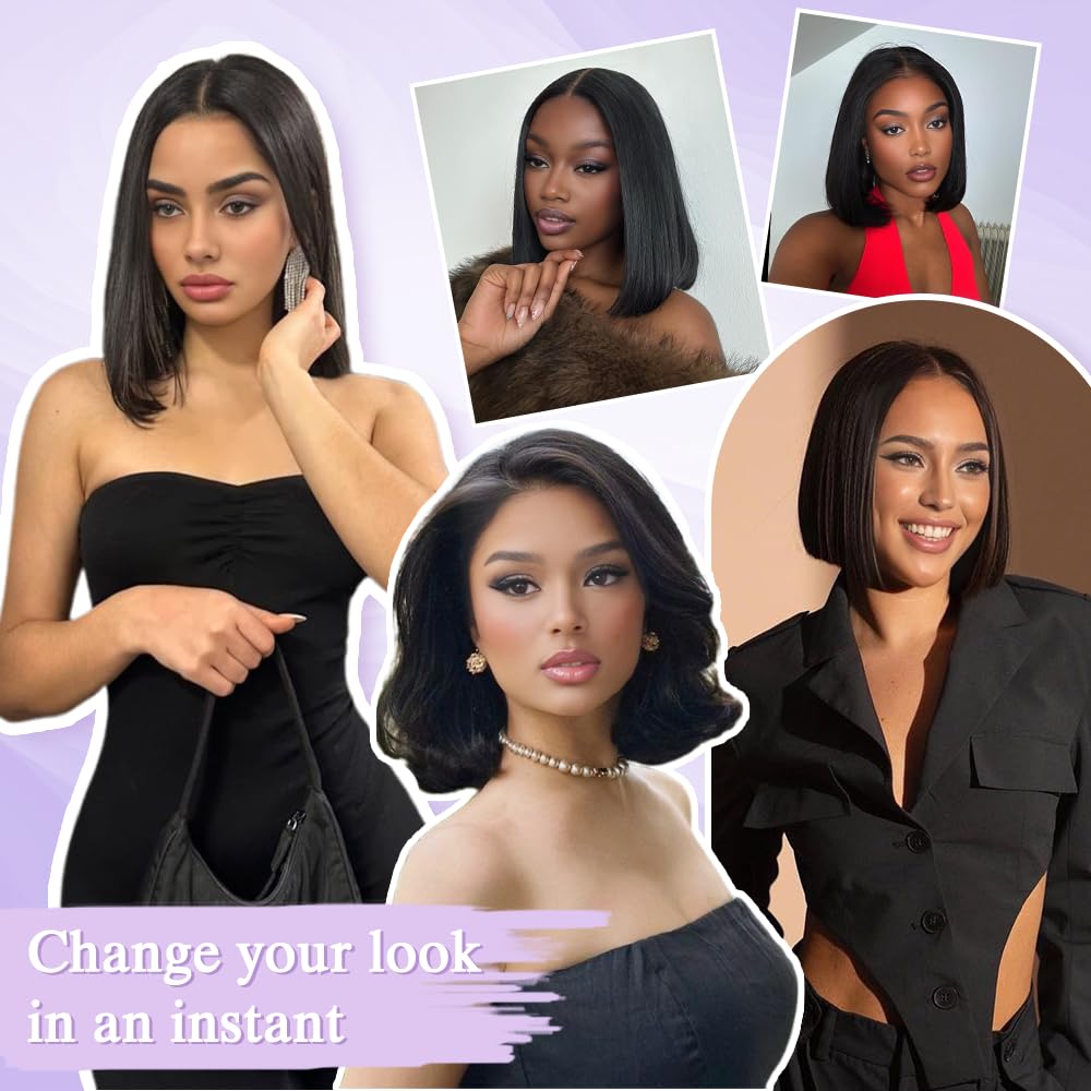 GUDOZO 14 inch length delivers flattering bob silhouette