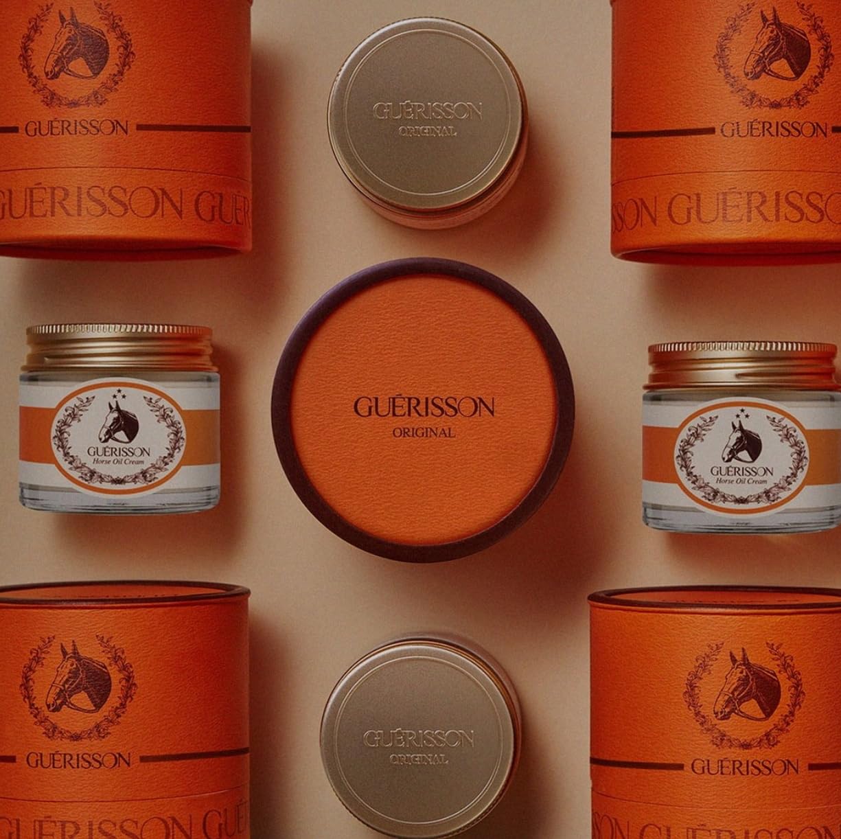 72-hour hydration concept shown with moisture imagery for Guerisson 9 Cream.