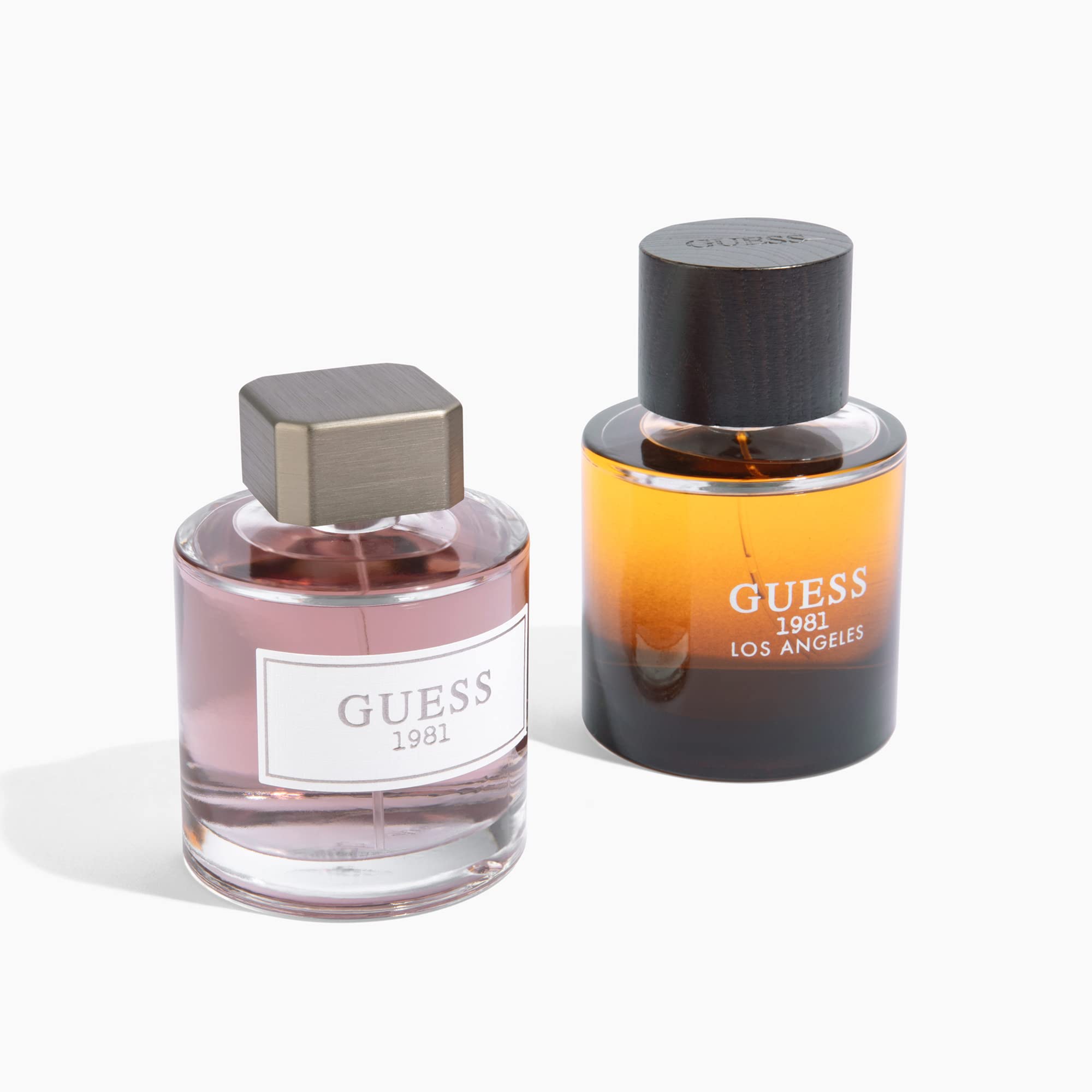 GUESS 1981 Los Angeles base notes scene with vetiver and amber warmth