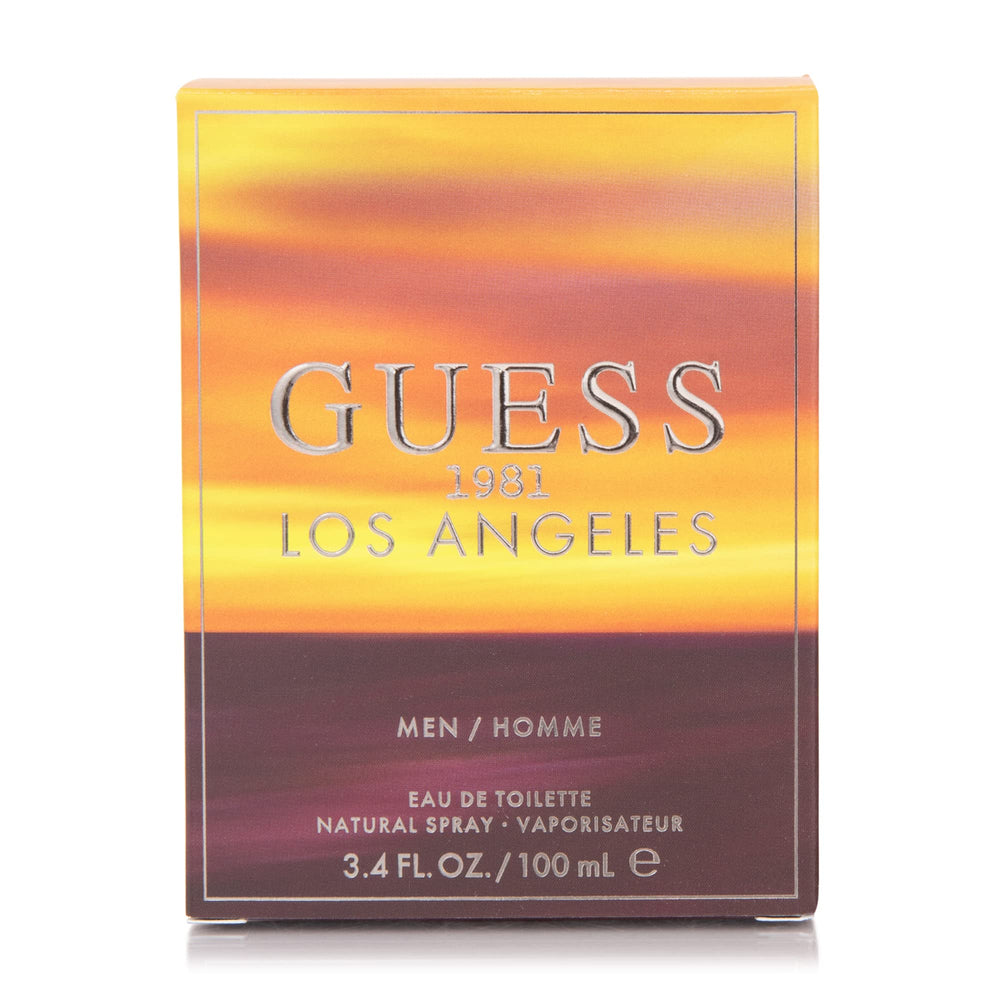 GUESS 1981 Los Angeles outer box compact size for travel-friendly routine