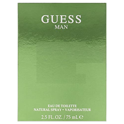 GUESS Man bottle-side profile highlighting premium materials and refined design.