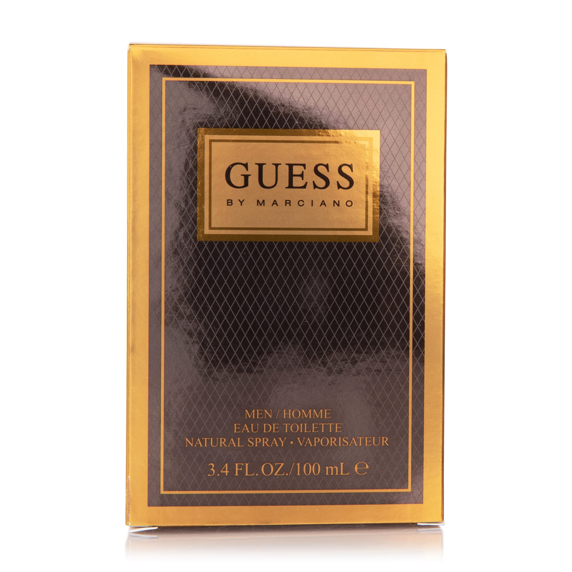 GUESS Marciano for Men edt store display — approachable luxury.