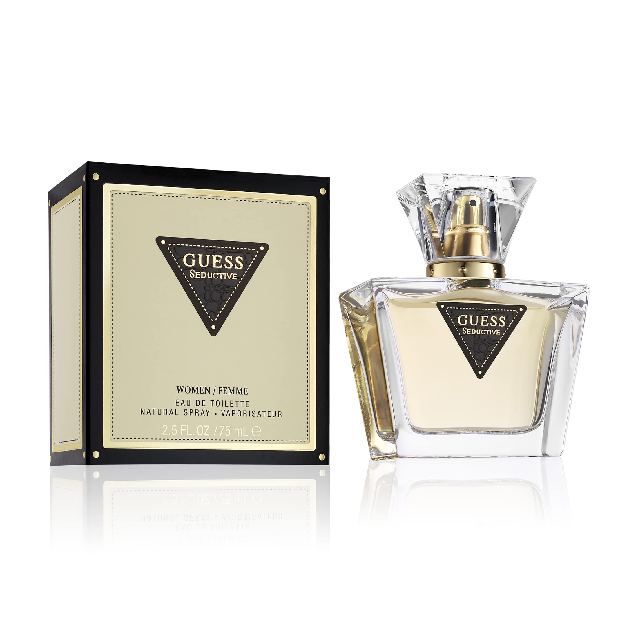 GUESS Seductive EDT bottle front view for a romantic evening.
