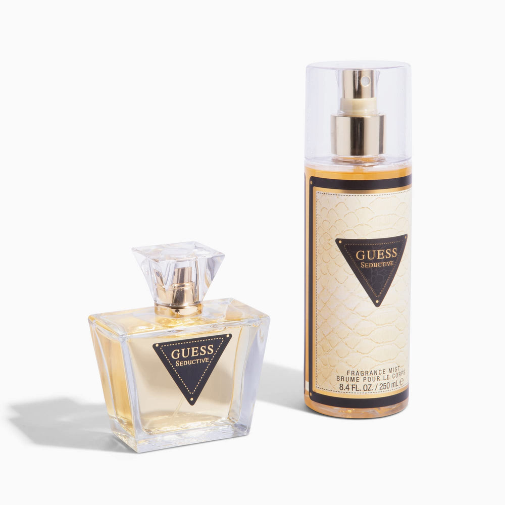 GUESS Seductive on-model pose conveying versatility for date nights.